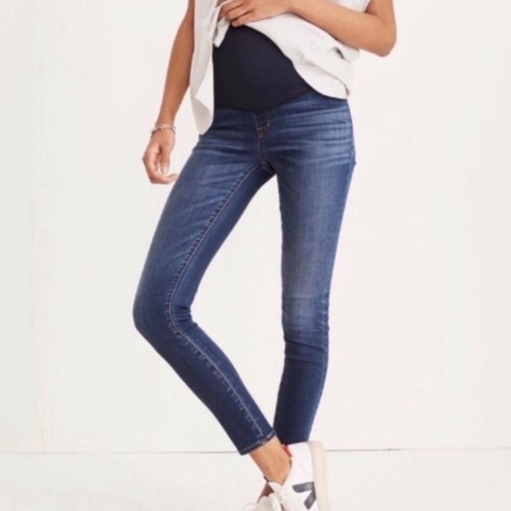 NEW Madewell Maternity Over-the-Belly Skinny Jeans